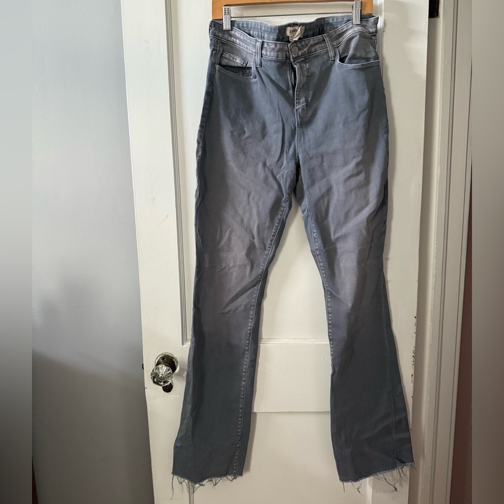 L'AGENCE TALL Gray Straight Leg Women's Jeans - Picture 4 of 6